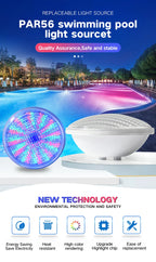 18W 25W 35W LED Underwater Light Par56 Swimming Pool Light LED IP68 12V SMD5730 Underwater Lamp RGB Warm Cold White LED Piscina