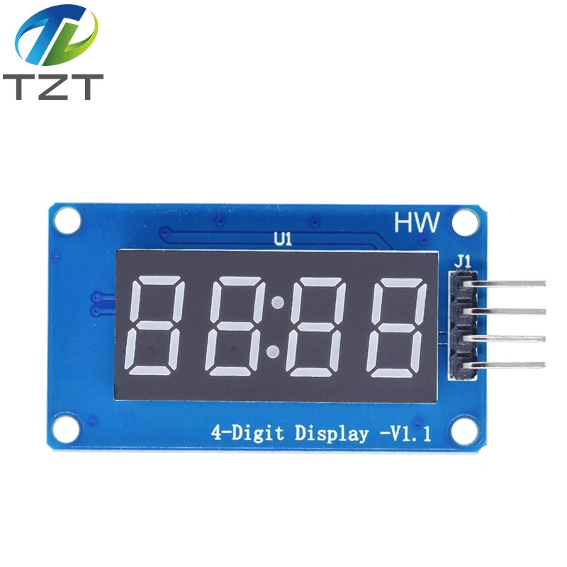 TM1637 LED Display Module For Arduino 7 Segment 4 Bits 0.36 Inch Clock RED Anode Digital Tube Four Serial Driver Board Pack