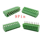 5/10Pcs KF128 2.54mm PCB Mini Screw Terminal Block Connector KF128-2.54 2/3/4/5/6/7/8/9/10/12/14/16Pin 150V 6A for 26-18AWG Cabl