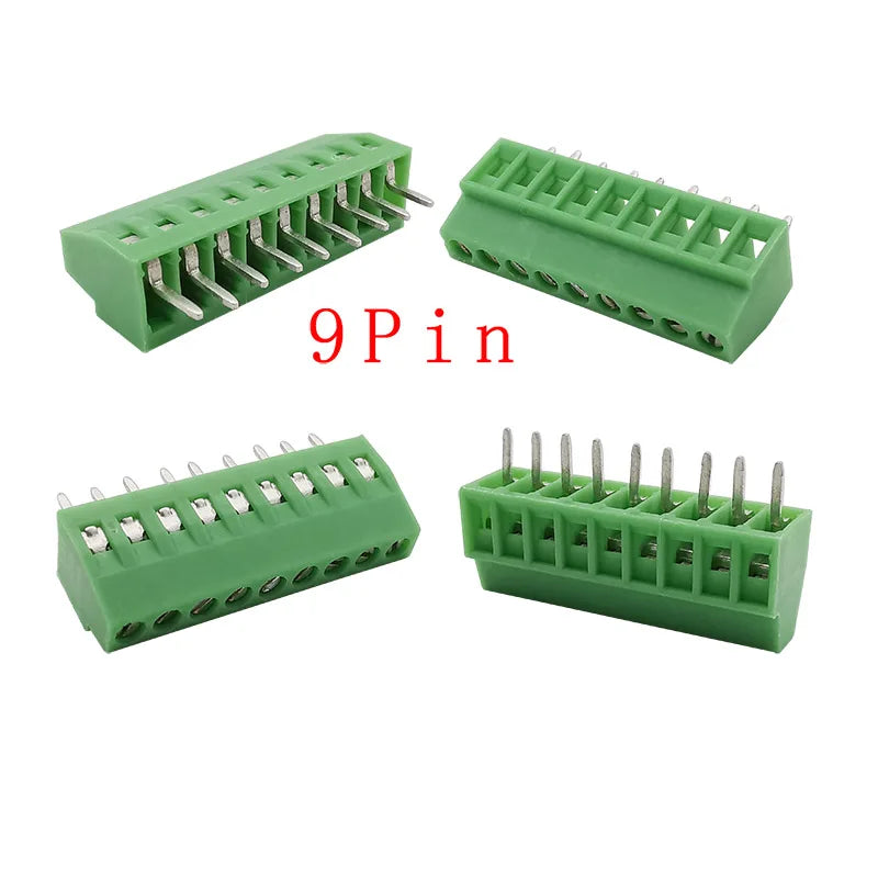 5/10Pcs KF128 2.54mm PCB Mini Screw Terminal Block Connector KF128-2.54 2/3/4/5/6/7/8/9/10/12/14/16Pin 150V 6A for 26-18AWG Cabl