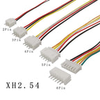 5Set Micro JST PH2.0mm XH2.54mm Male Female Wire Connector Kit JST 2/3/4/5/6 Pin Plug With Terminal Extension Cable Socket 26AWG