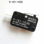 1/5PCS SPDT Momentary Travel Limit Micro Switch 16A 250VAC 1NO1NC 3pin Lever Roller V-151 V-152 V-153 V-154 V-155 Microswitch