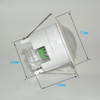 110-220VAC Indoor Ceiling Infrared Switch for Lamp Human Movement Detect Smart Home Control Wire PIR Motion Sensor