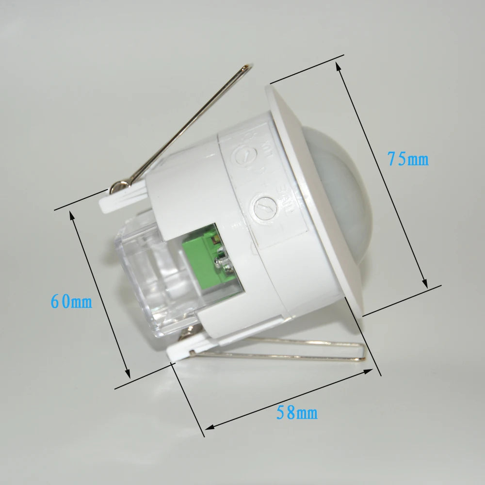 110-220VAC Indoor Ceiling Infrared Switch for Lamp Human Movement Detect Smart Home Control Wire PIR Motion Sensor