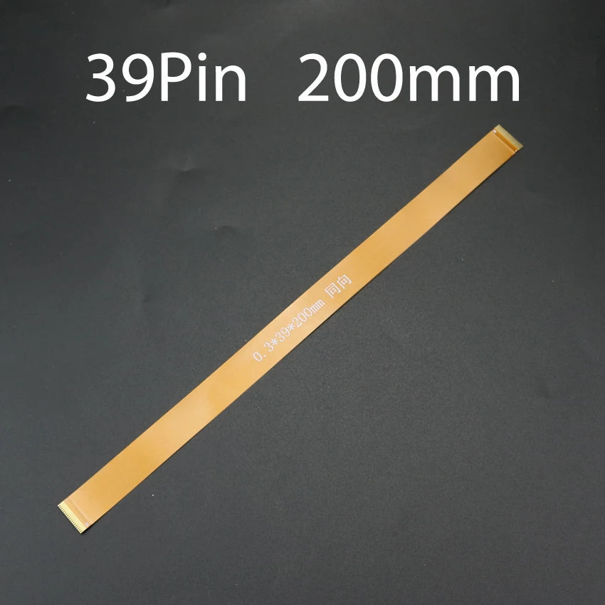 1pcs FPC Flexible Cable 13 21 23 25 27 31 33 39 45 51 Pin FFC FPC Flexible Flat Cable Pitch 0.3mm Same Direction Length 20-200mm