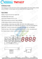 TM1637 LED Display Module For Arduino 7 Segment 4 Bits 0.36 Inch Clock RED Anode Digital Tube Four Serial Driver Board Pack