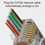Xintylink RJ45 CAT6 Connector SFTP FTP STP Ethernet Cable Plug CAT5E CAT5 RG RJ 45 Network CAT 6 Metal Shielded Jack LAN 50U/6U