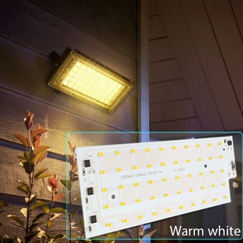 50W LED Chip AC 220V LED Floodlight SMD 2835 LED Lamp Beads Spotlight For Flood Light Street Lamp Outdoor Lighting Chip Diode