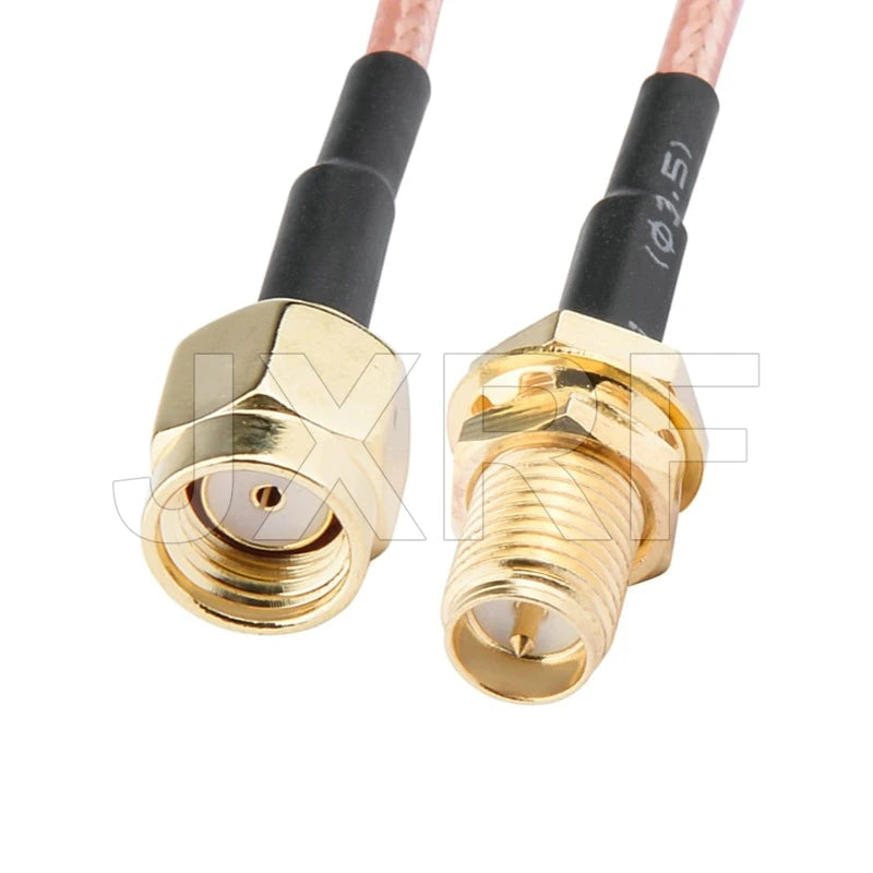 Factory Sales RF Coaxial Cable SMA to SMA Connector SMA Male to RP-SMA Male Jack RG316 Pigtail Cable 15cm