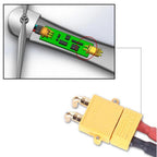 10 X Amass XT30PW ESC Motor PCB Board Plug Banana Golden XT30 Upgrade Right Angle Plug Connector for RC Mode (5 Pair )