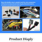 1M 3:1 Ratio Dual Wall Heat Shrink Tube Thick Glue Shrinkable Tubing Adhesive Lined Wrap Wire Kit 1.6/2.4/3.2/4.8/6.4/7.9/mm