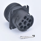9 pin waterproof auto connector Diagnosctic Tool  circular Connector HD16-9-1939P HD16-9-1939S for Track J1939 For Deutsch