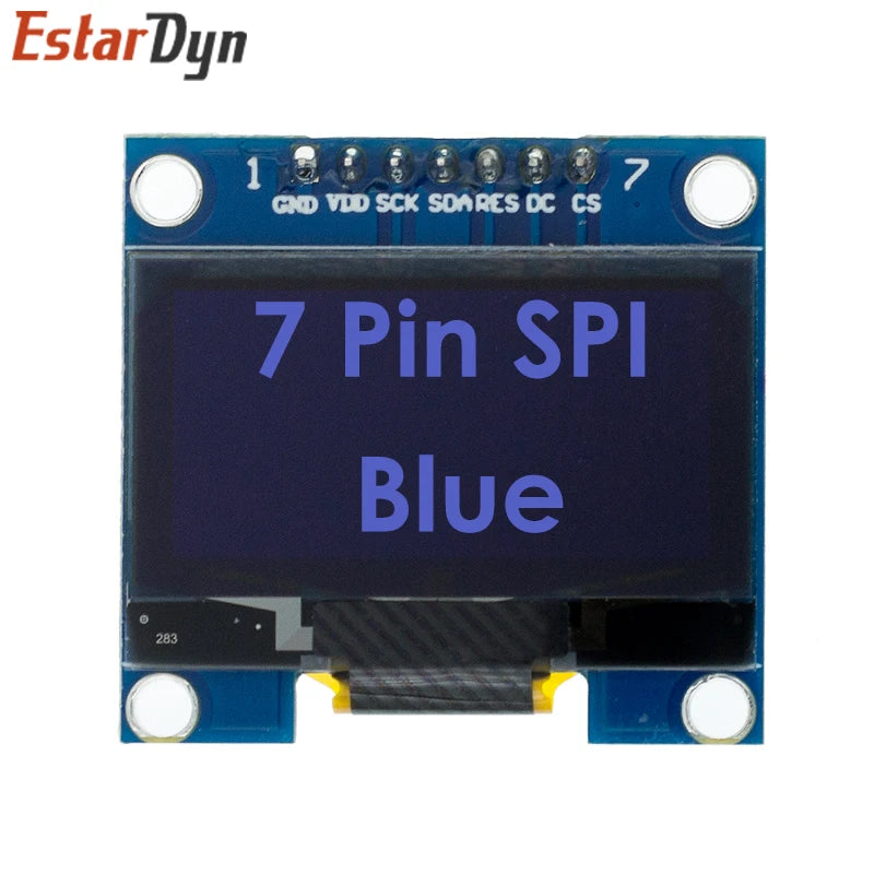 RoHS 1.3 inch OLED Module White/Blue  SPI/IIC I2C Communicate Color 128X64 1.3 inch OLED LCD LED Display Module 1.3" OLED Module