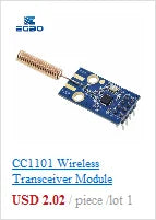 1~10PCS 433M CC1101 10mW Wireless Sender Receiver Module NRF905/SX1212/SI4432 EGBO