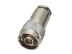 1Pcs Connector N Type Clamp For RG58 RG142 / RG8X LMR240 / RG5 RG6 / RG8 LMR400 RF Coaxial Male plug & Female jack