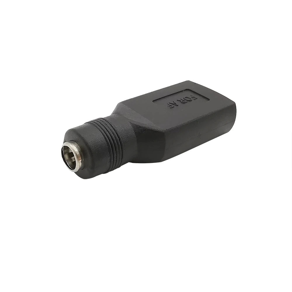 2Pcs DC Power 5.5x2.1mm Female To USB Female Adapter 5V DC Jack To USB Jack Charging Interface Converter Connector Accessories