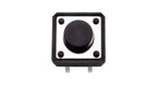 10pcs 12x12mm Panel PCB ON Off Momentary Tactile Tact Micro Mini Switch Push Button DC12V 4 Pin DIP H=5/6/7/8/9/10/12/13/15/16mm