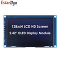 2.42 inch 2.42" OLED Display Module 128x64 LCD HD Screen Module SSD1309 7 Pin SPI/IIC I2C Serial Interface for UNO R3