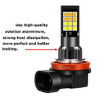 2Pcs Dual Colors H11 H8 9006 HB4 881 H27 High Quality 3030 LED Auto Fog Lamp Car Anti Fog Light Bulb Foglamps Yellow White 12V