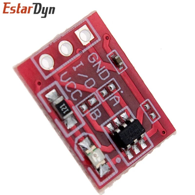 5Pcs TTP223 Touch Key Switch Module Touching Button Self-Locking/No-Locking Capacitive Switches Single Channel Reconstruction