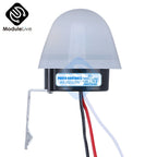 AS-20 DC 12V AC 110V 220V 10A Waterproof Sensitive Auto Photo Switch On/Off Photocell Street LED Light Switch Sensor Switch Tool
