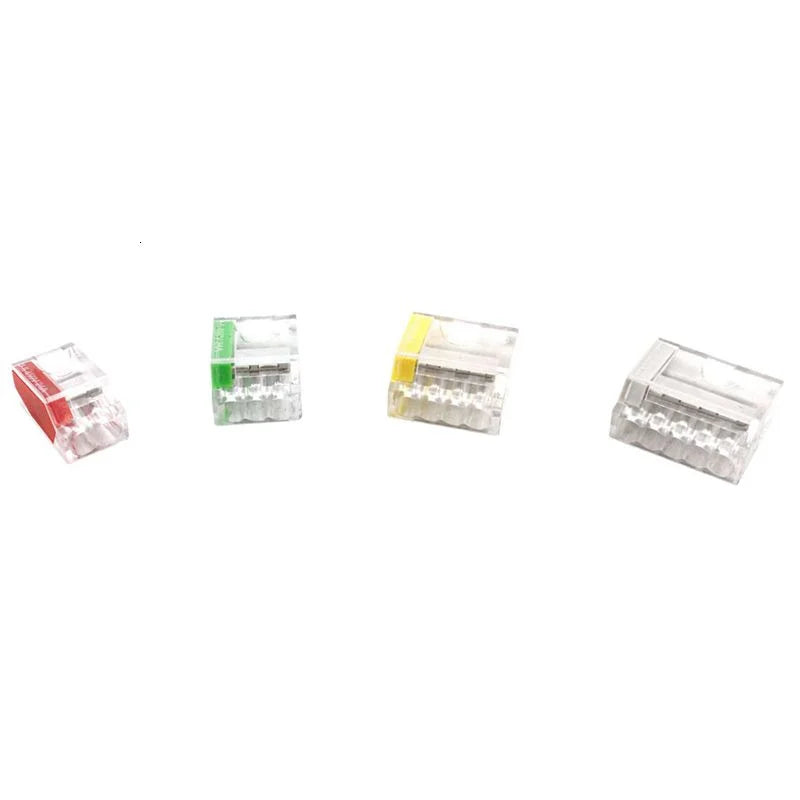 Wire Connector 252 253 254 255 Mini Quick Conectors Universal Compact Wiring Conductor Push-in Terminal Block LED Conector