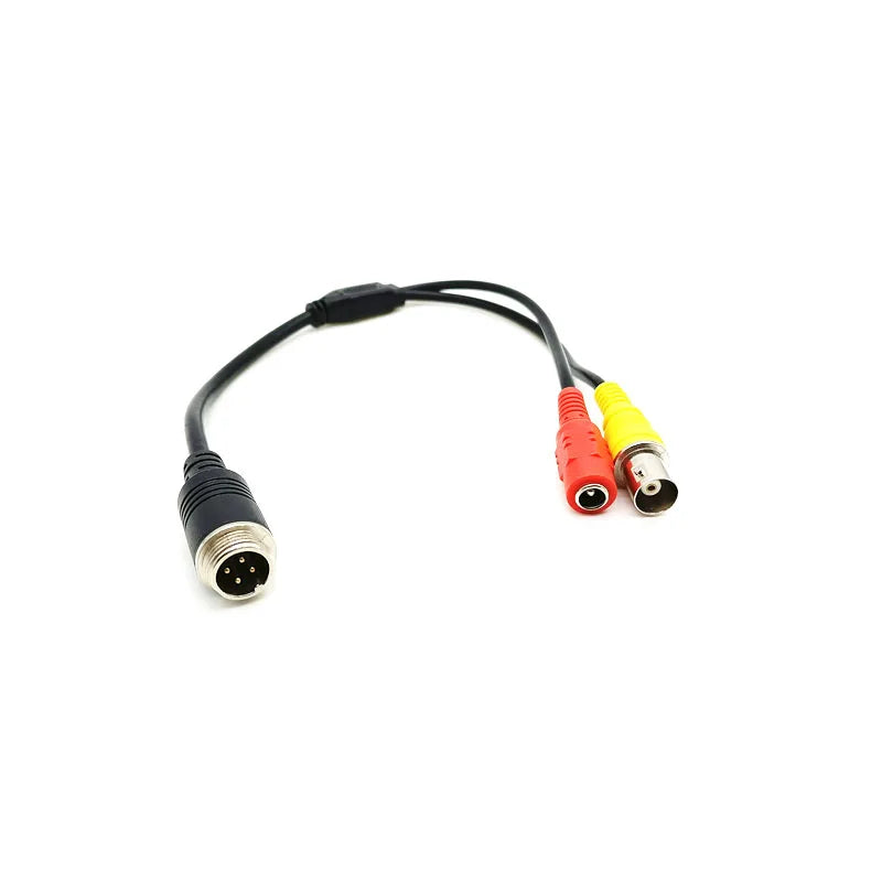 ZSCAM M12 4Pin Aviation Head Extension Cable Adapter Male to BNC Male/Female DC for CCTV Camera Security DVR