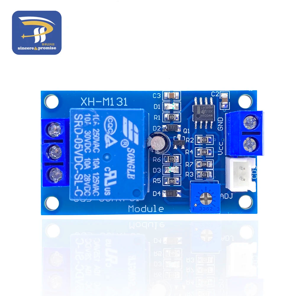 XH-M131 DC 5V / 12V Light Control Switch Photoresistor Relay Module Detection Sensor 10A Brightness Automatic Control Module