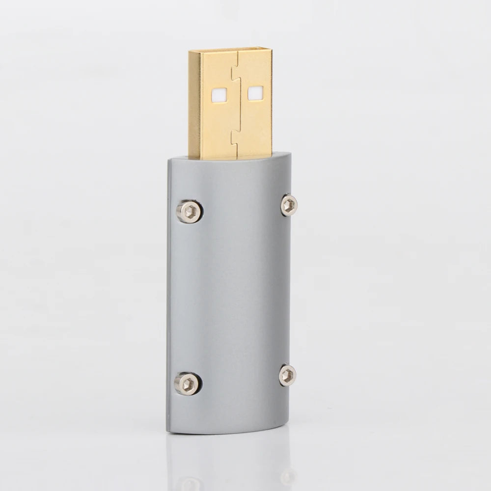 Monosaudio A50G B50G 24K Gold Plated USB2.0 Plug USB A/B Connector  DIY USB Cable for Ipad Laptop