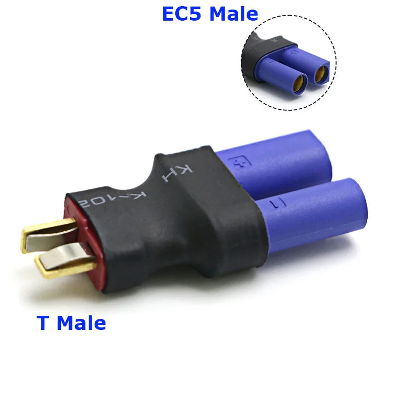 Adapter XT30 XT60 XT90 Traxxas T Plug Deans EC5 EC3 Female to Male HXT 4MM Connectors Plug RC Lipo Battery Control Parts DIY