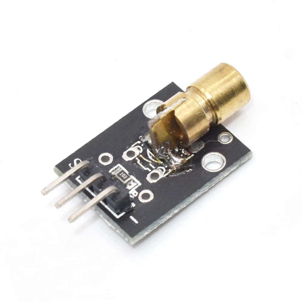 Smart Electronics New KY-008 3pin 650nm Red Laser Transmitter Dot Diode Copper Head Module for Arduino AVR PIC DIY Free Shipping