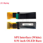 0.91 Inch OLED Module 0.91" Screen White/Blue/Yellow 128X32 LCD LED Display Module IIC I2C SPI Interface SSD1306 for Arduino