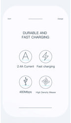 Essager 3A USB Type C Cable Fast Charging Micro USB Cable For Xiaomi Realme Redmi Oneplus Huawei Iphone Wire for Mobile Phones