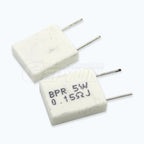 10pcs BPR56 5W Non-inductive Ceramic Cement Resistor 0.01 0.02 0.05  0.15  0.25  0.47ohm  0.1R 0.22R 0.33R 0.2R 0.5R