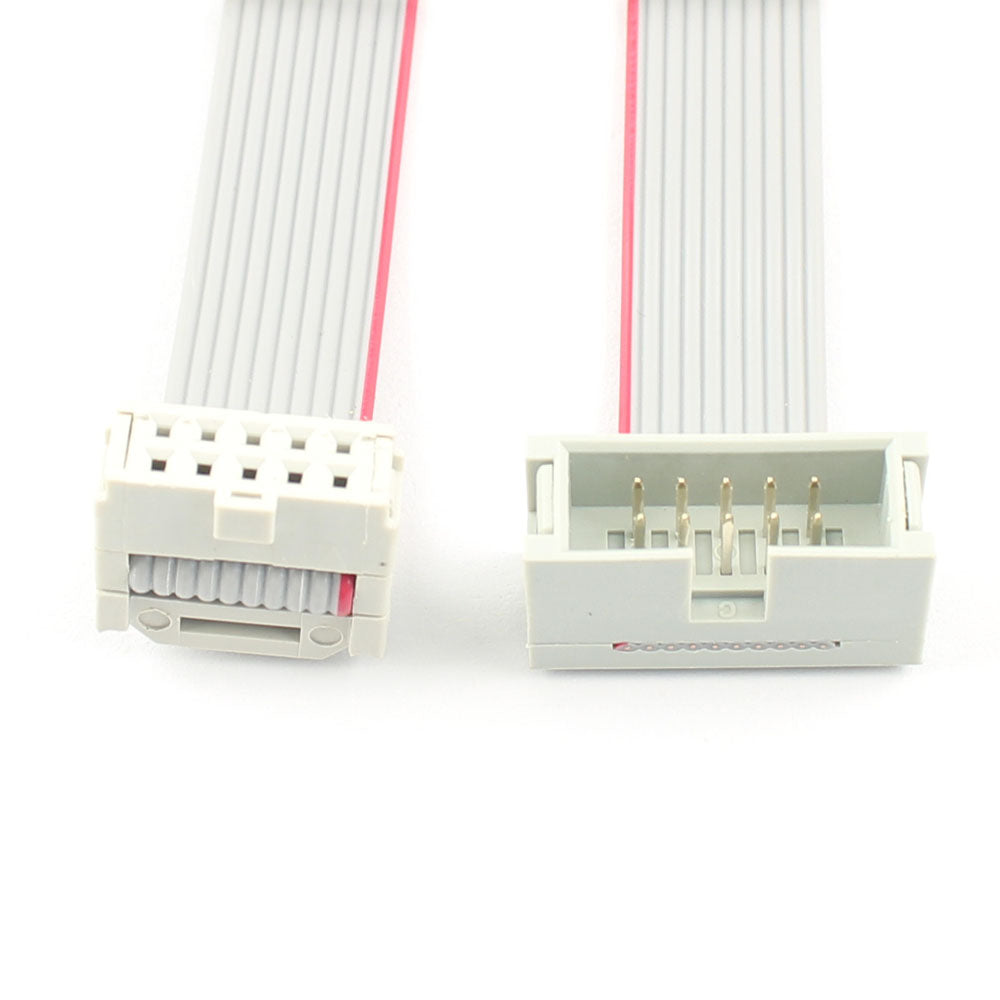 1pcs 2.54mm Pitch DC3 IDC FC Female To Male 10/14/16/20/26/30/34/40/50/64 Pin Connector Flat Ribbon Data Cable 10CM 20CM 30CM