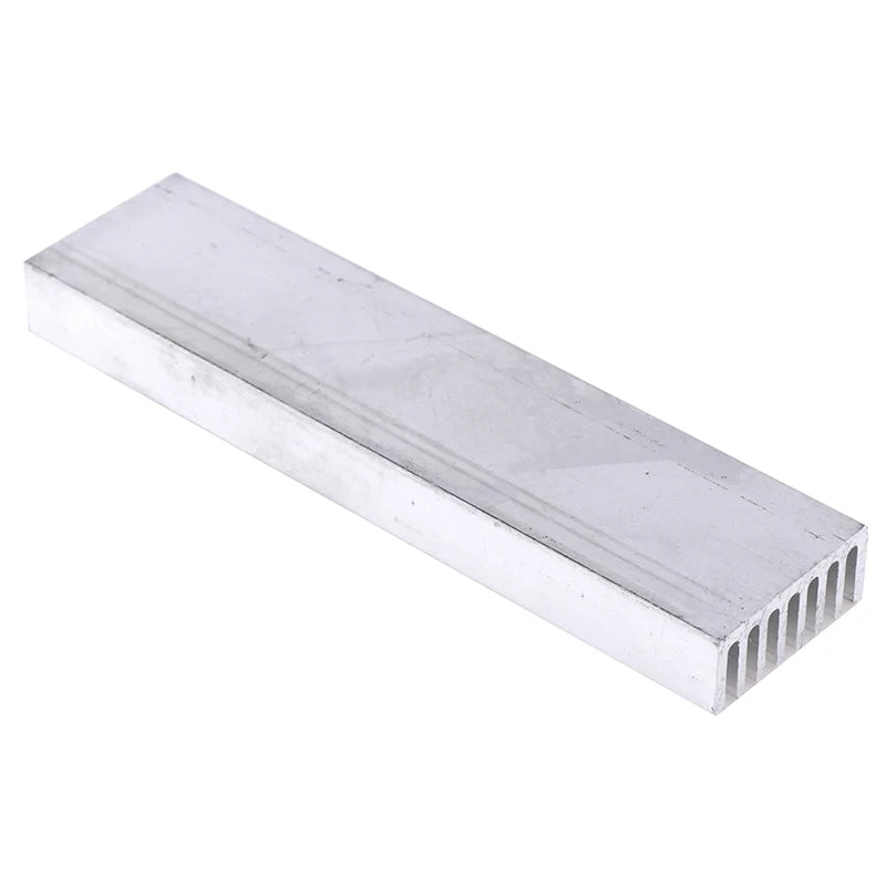 Extruded Aluminum Heatsink For High Power LED IC Chip Cooler Radiator Heat Sink Drop Ship 100*25*10mm