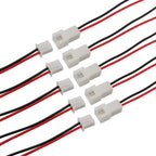 10/5/2 Pairs Small Mini JST 1.25mm PH2.0 XH2.54 2 Pin Male Female Plug Jack Connector Cable JST 1.25/2.0/2.54 2P Electronic Wire