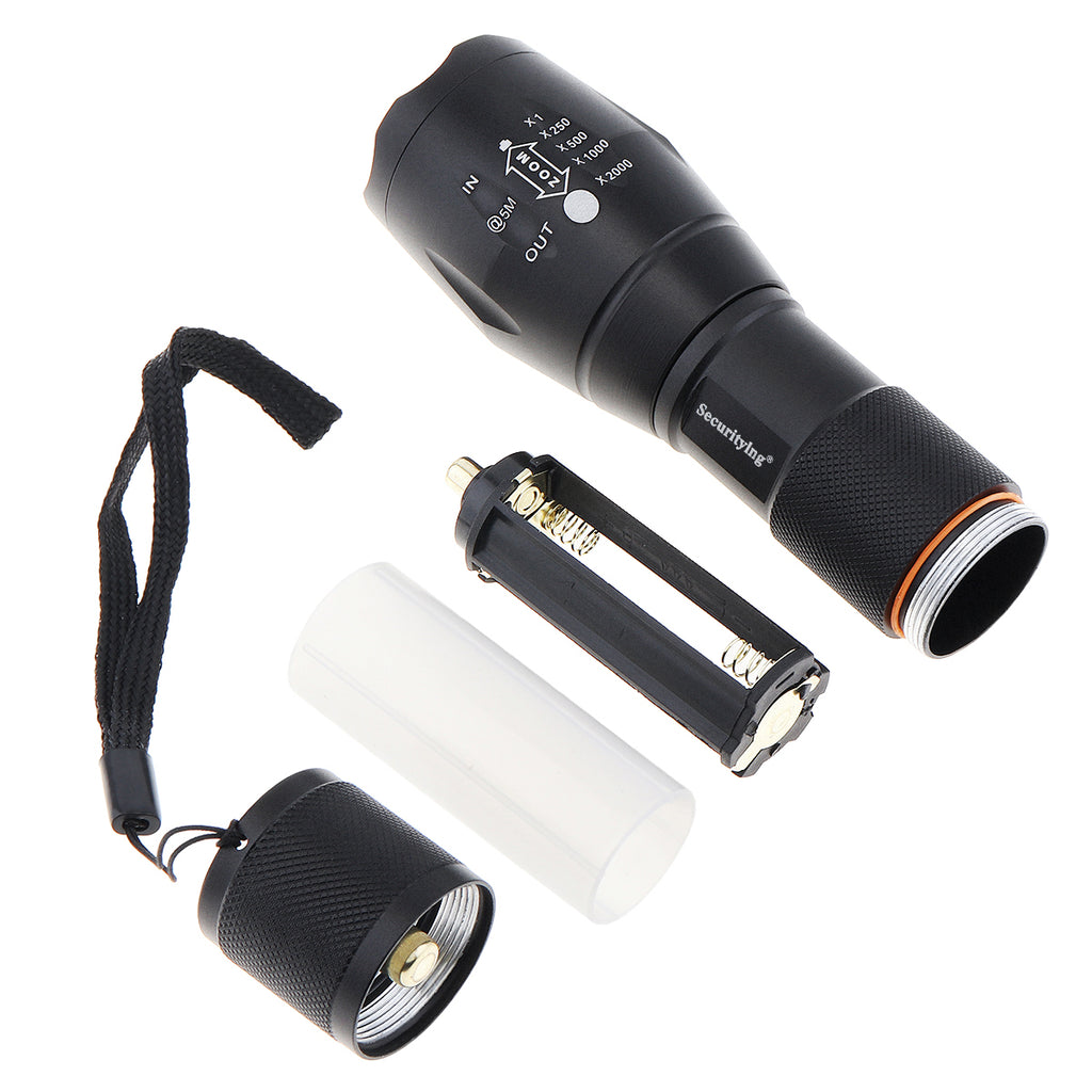 SecurityIng A100 850nm IR Hunting Flashlight Zoomable Infrared 940nm LED Torch Outdoor Waterproof IR Night Vision Light