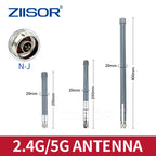 Outdoor 2.4GHz 5.8GHz Wifi Antenna Dual Band N Male Fiberglass 5G Antennas Wifi Extender for Hotspot 2.4 GHz Router