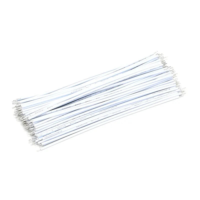 50Pcs 22AWG Tin-Plated PCB Solder Cable 22AWG 6/10/20cm Fly Jumper Wire Cable Tin Conductor Wires Connector Wire