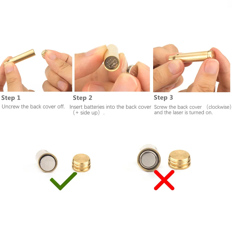 Red Dot Laser Bore Sight 9mm Red Laser Boresighter