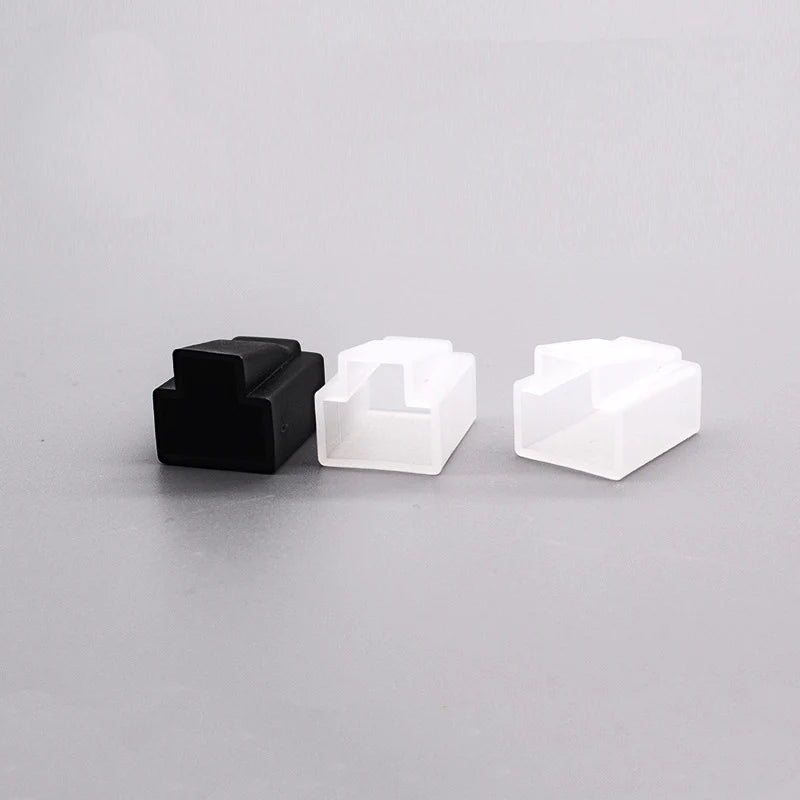 RJ45 Ethernet Connector Cust Cover Network Plug Cover Cap Hat for Cat5e Cat6 Cat7 CAT8 Protector RJ45 Plug Case