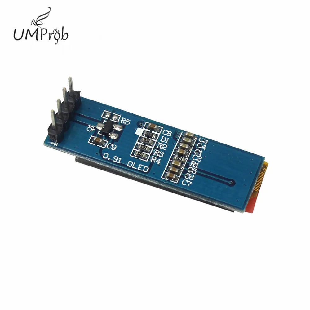 0.91 Inch 128x32 IIC I2C White / Blue OLED LCD Display DIY Module SSD1306 Driver IC DC 3.3V 5V for Arduino