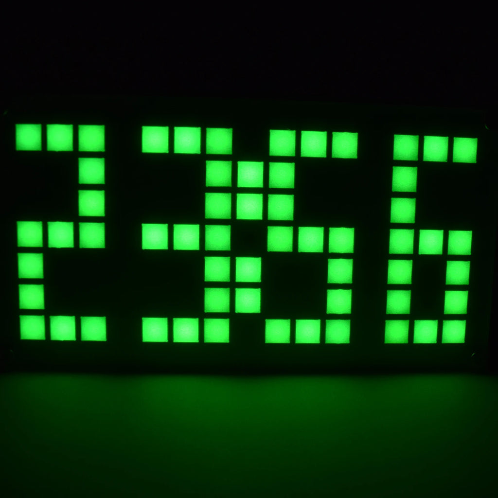 Touch Key DIY Clock DS3231 Big Size LED Dot Matrix Alarm Clock Kit