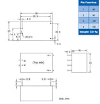 Hi-Link 5W 3.3V/5V/9V/12V/15V/24V AC DC PCB Circuit Board Source Power Supply HLK-5M05BL HLK-5M12BL
