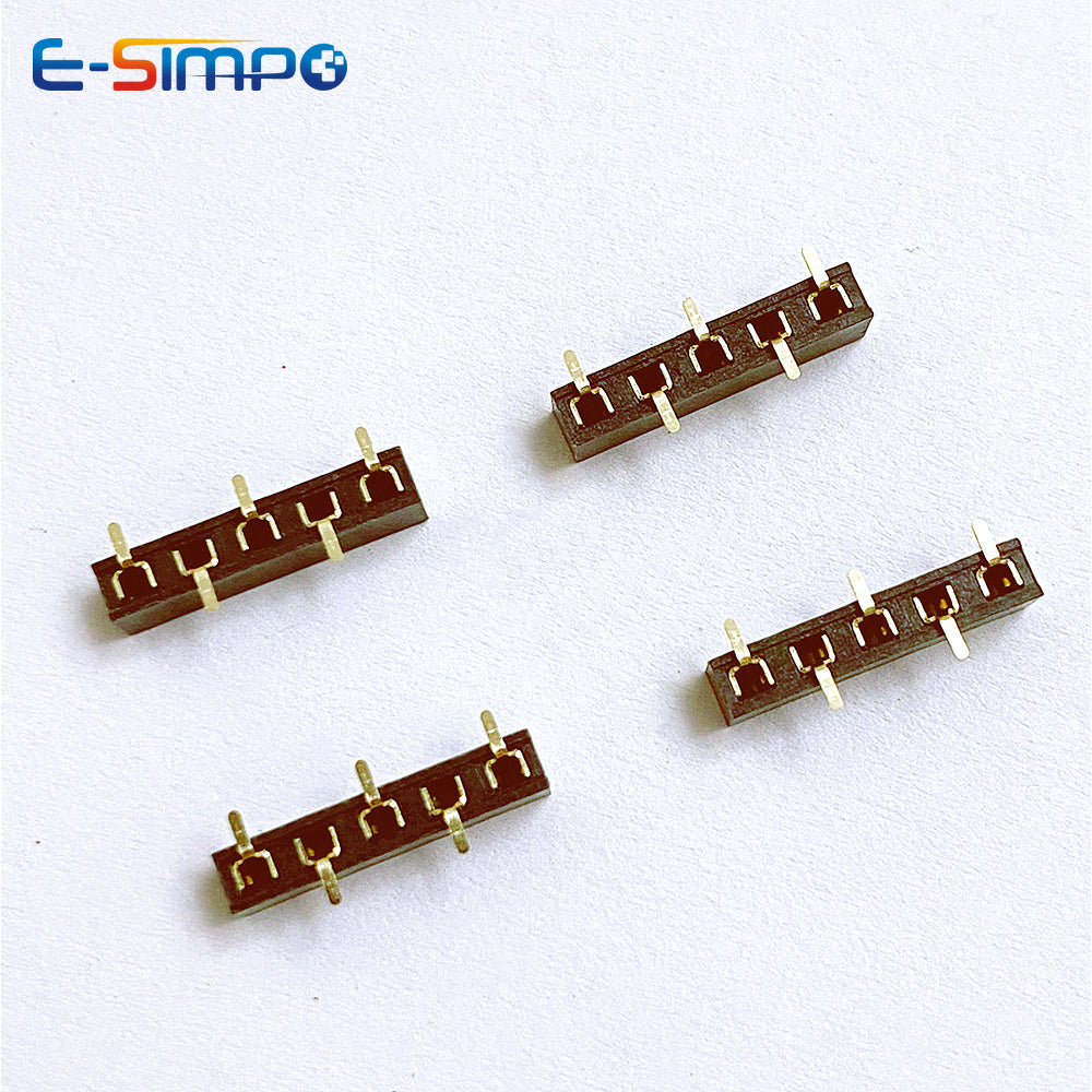 50pcs 2.54mm Single Row Vertical SMD Short Low Profile Insulation 3.5mm 1x2/3/4/5P 6P 7P-40P Rohs Gold Female Socket Connector