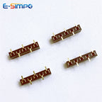 50pcs 2.54mm Single Row Vertical SMD Short Low Profile Insulation 3.5mm 1x2/3/4/5P 6P 7P-40P Rohs Gold Female Socket Connector