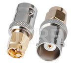 100PCS BNC SMA Coax Connector SMA Male to BNC Female RF Coax Adapter for Antennas, Coaxial Cable, Ham or Handheld Radios, SDR