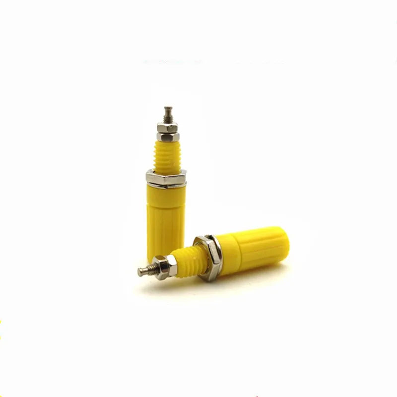 5/10PCS 4mm Banana Socket M3*45 Binding Post Nut Banana Plug Jack Electrical Connector Terminal DIY Parts