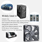YOUNUON 5V 12V 24V 120mm Fan Sleeve/Ball Cooling Fan 120x120x25mm DC Brushless Cooler Fan for PC Laptop Computer Case